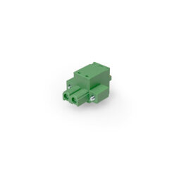 Alternative view of 2-Pin Screw-Lock Pressure Release Terminal Block Power Connector 300V / 10A 26~12 AWG