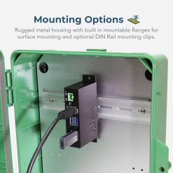 4 Port Managed USB 3.2 Gen 1 Hub w/ Small Footprint & 15KV ESD Surge Protection - Image 4