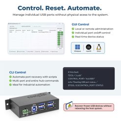 4 Port Managed USB 3.2 Gen 1 Hub w/ Small Footprint & 15KV ESD Surge Protection - Image 4