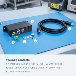 4 Port USB 3.2 Gen 1 Type-C Hub w/ ESD Surge Protection - Image 8