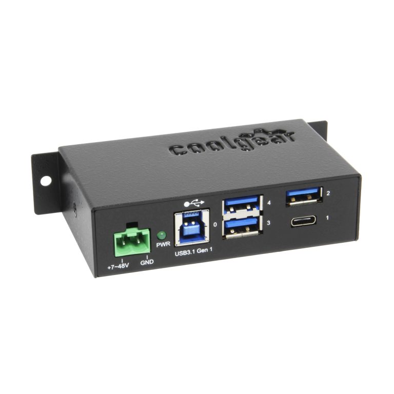 4 Port USB 3.2 Gen 1 Type-C Hub w/ ESD Surge Protection