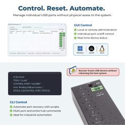 7 Port Managed USB-C 3.2 Gen 1 Hub w/ 15KV ESD Surge Protection - Image 4