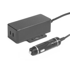 145W Dual USB-C PD 3.1 Vehicle Charger with Mountable Flanges