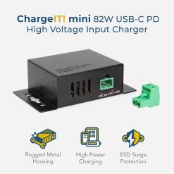Alternative view of ChargeIT Mini 82W USB Type-C High Power PD Charger w/ EU, FCC, TCSA Compliance
