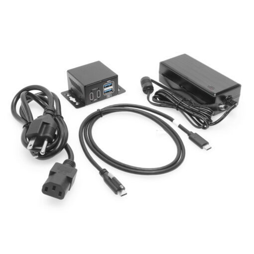 4 Port USB 3.2 Gen 1 Type-C & A Micro Powered Hub w/ ESD Surge Protection & Power Adapter - Image 5