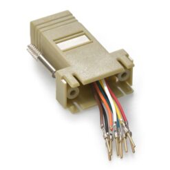 Alternative view of DB9 Male to RJ45 Modular Serial Adapter