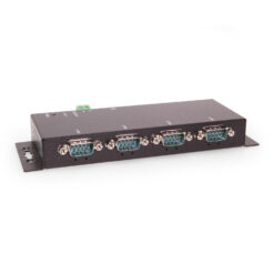 4-Port Industrial RS-232 / RS-422 / RS-485 to Ethernet Data Gateway TCP/IP