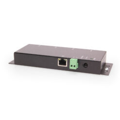 Alternative view of 4-Port Industrial RS-232 / RS-422 / RS-485 to Ethernet Data Gateway TCP/IP