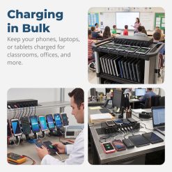 20 Port USB 2.0 Industrial High Power 2.4A Charging Hub w/ ESD Surge Protection & Port Status LEDs - Image 5