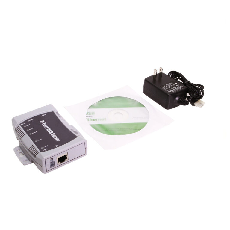 2 Port USB 2.0 Over Ethernet USB Device Server - Coolgear