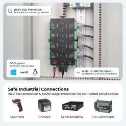 Alternative view of USB2 to 8-Port RS232-422-485 Serial TB Adapter
