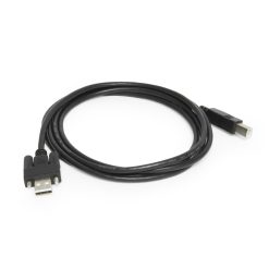 6ft USB 2.0 Screw-Locking Type-A to B Cable - Image 2