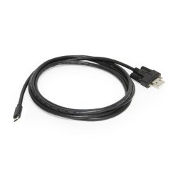 Alternative view of 6ft USB 2.0 Screw-Locking Type-A to Micro-B Cable