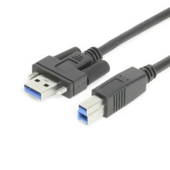 1.5ft USB 3.2 Gen 1 Screw-Locking Type-A to B Cable - High-Speed Data Transfer