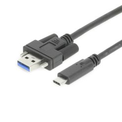 10ft USB 3.2 Gen 1 Screw-Locking Type-A to C Cable - High-Speed Data Transfer
