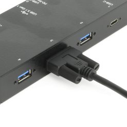 Alternative view of 1.5ft USB 3.2 Gen 1 Screw-Locking Type-A to B Cable - High-Speed Data Transfer