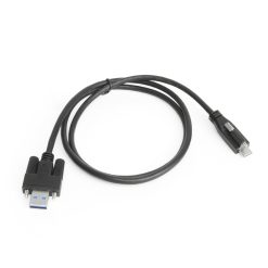 Alternative view of 3ft USB 3.2 Gen 1 Screw-Locking Type-A to Single Screw-Locking Type-C Cable