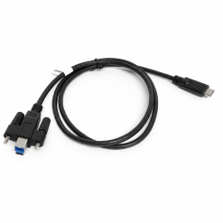 Alternative view of 3ft USB 3.2 Gen 1 Screw-Locking Type-B to Type-C Cable
