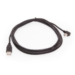 Alternative view of 10ft. USB Cable A to Left Angle B High-Speed USB 2.0 Device Cable Black