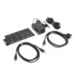 4 Port USB 2.0 Powered Hub w/ Port Status LEDs & Screw Locking Ports - Image 7