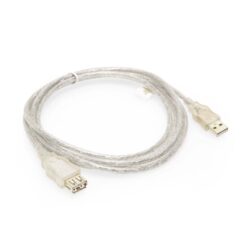 Alternative view of 6ft. Clear USB 2.0 Hi-Speed A to A High Performance Extension Cable