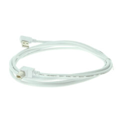 Alternative view of 6ft USB 2.0 Right-Angle A to Right-Angle B High-Speed Device Cable White