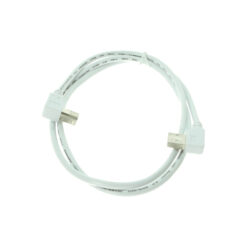 Alternative view of 3ft USB 2.0 Right-Angle A to Right-Angle B High-Speed Device Cable White