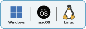 Coolgear's managed hub software supports windows, macos, and linux
