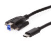 6ft USB 3.2 Gen 1 Screw-Locking Type-B to Type-C Cable