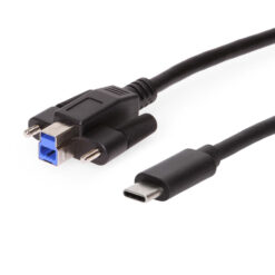 6ft USB 3.2 Gen 1 Screw-Locking Type-B to Type-C Cable