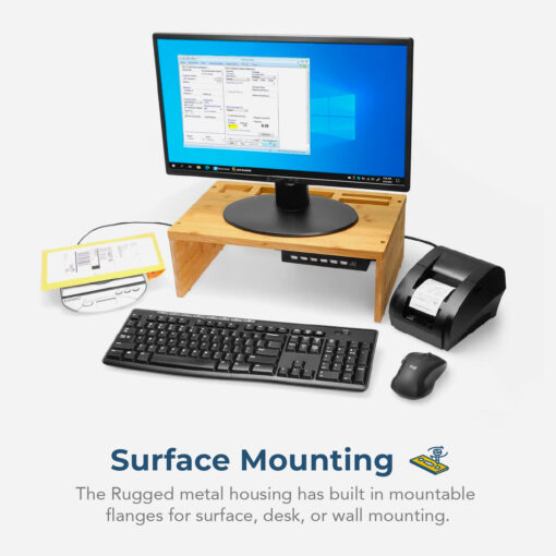 7 Port USB 2.0 Slim Powered Hub w/ Power Adapter - Image 3